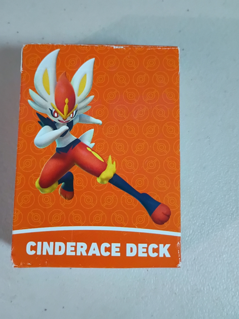 Pokemon Cinderace Deck - Orange, White, Yellow, Blue
